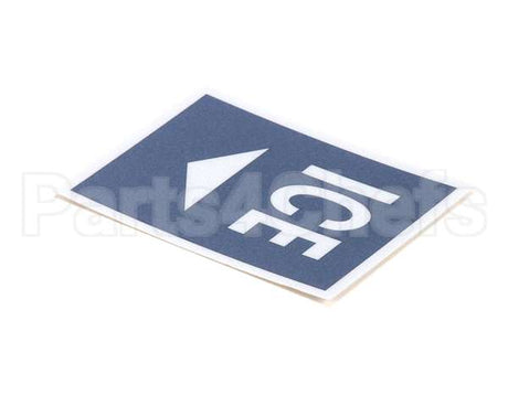 PD502622 Follett Label,Ice Disp Cvr Lvr