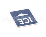 PD502622 Follett Label,Ice Disp Cvr Lvr
