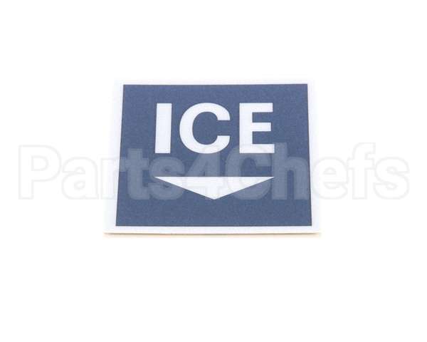 PD502622 Follett Label,Ice Disp Cvr Lvr