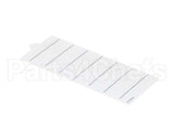 PE-25740 Alto Shaam Panel,Overlay,Insert,Menu Card