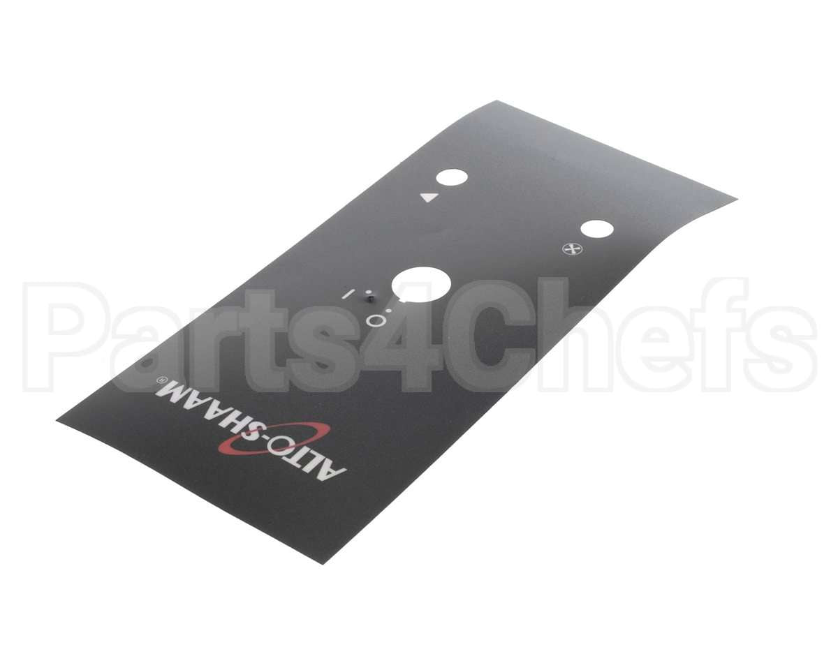 PE-28690 Alto Shaam Panel,Overlay,White Logo,Ar7Vh