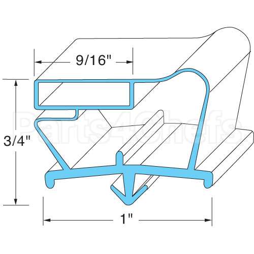 PE66237-4 Compatible Perlick Door Gasket