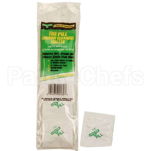 PL100 Compatible Unger Enterprises Cleaner, Window, Tablets, 10-Pk