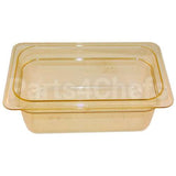 PO712 Compatible Cambro 1/4 Size Food Pan - Amber High Heat