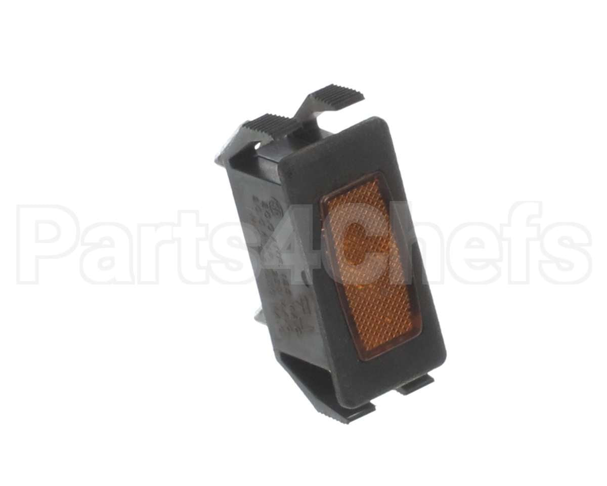 PP10100 Pitco Lamp,250V Amber Rect