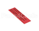 PP10426 Pitco Label,Gas Notice Cvrsn Lp