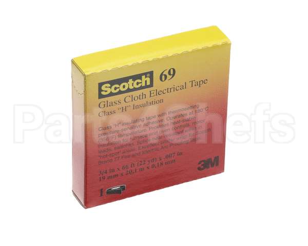 PP10775 Pitco Tape,Electrical Ht Res Wht 3/4