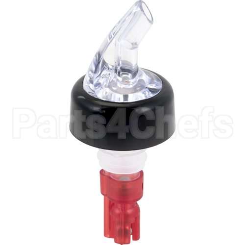 PPA100 Compatible Winston Pourer, Flip Top, Red, Plst, 1Oz