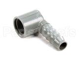 PR_ELBOWBARB Espresso Parts Pvc 1/2 Bsp Elbow 1/2 Bar
