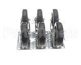 PT-21002C004 Patriot Cooking Caster Set (For 10 Burner Ranges)