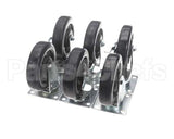 PT-21002C004 Patriot Cooking Caster Set (For 10 Burner Ranges)