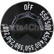 PT60159801-C Compatible Pitco Dial 2-1/4 D, Off-550-200