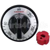 PTP6071275 Compatible Pitco Dial Kit 2 D, Off-250-60