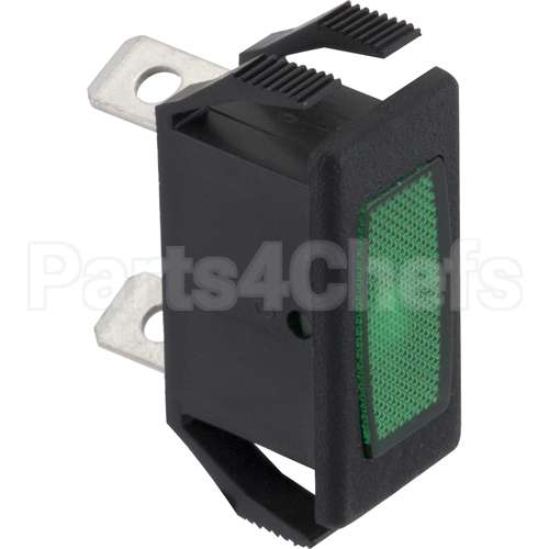 PTPP10331 Compatible Pitco Lamp, 125V Green Rect