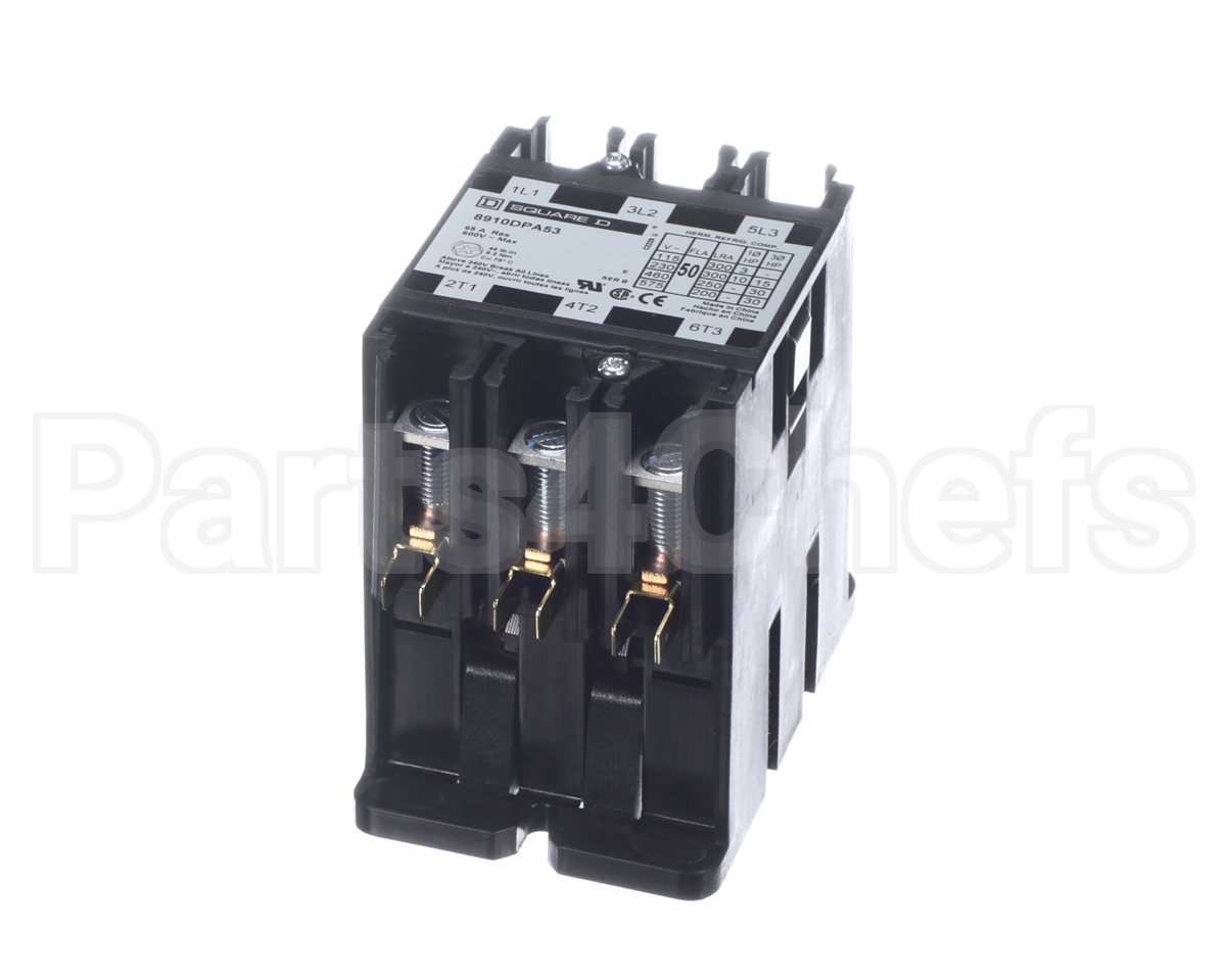 R08600 Aaon 3Pole 50Amp 24V Contactor