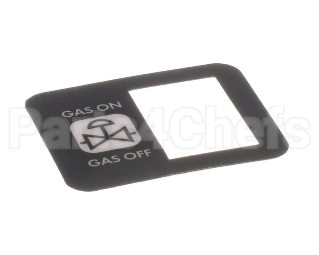 R10657 Blodgett Decal, Manual Gas Switch