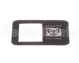 R10657 Blodgett Decal, Manual Gas Switch
