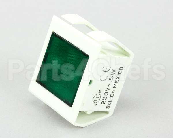 R1318 Blodgett Light, Ind. 250V Green, Rect.