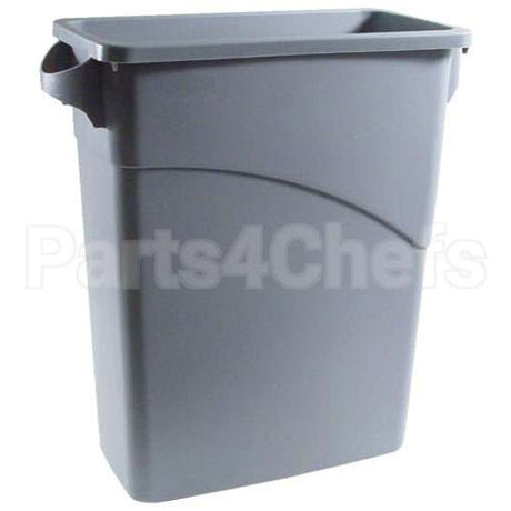 RBMD1971258 Compatible Rubbermaid 16 Gal Gray Trash Can Slim Jim W/ Handles