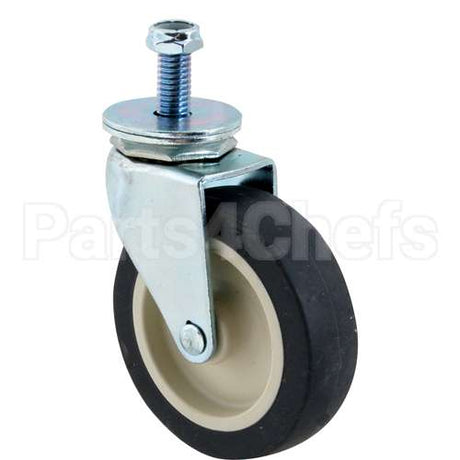 RBMD2640-L1 Compatible Rubbermaid Caster, Swivel, 3/8-16Thd, Gray