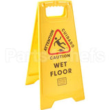 RBMD6112 Compatible Rubbermaid Sign, Floor, Caution, A-Frame