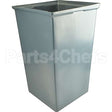 RBMDFG356700GRAY Compatible Rubbermaid Trashliner, Rigid, Grey, 35G, Trash Station
