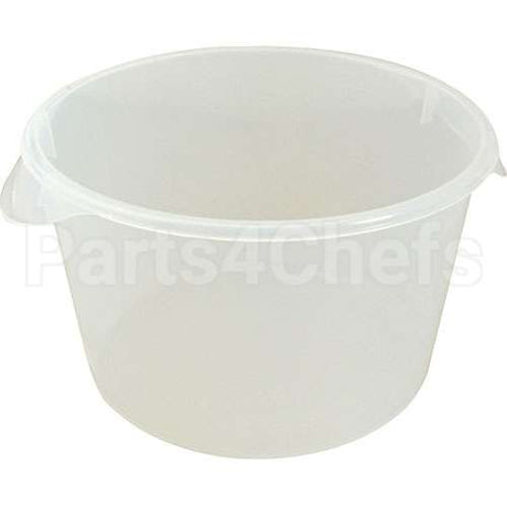 RBMDFG572624CLR Compatible Rubbermaid Container, 12Qt Round (Clear) Lemonade