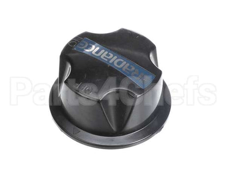 RCP1027 Turbo Air Knob, On/Off, Black, Range