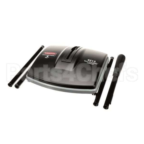 RCP421288BK Compatible Rubbermaid Floor/ Carpet Sweeper Blk 4Ea