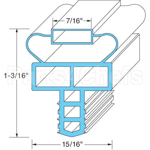 RDINGSK1039 Compatible Randell Door Gasket