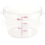 RFSCW12-135 Compatible Cambro Cntainer Clr Rd 12Qt-135