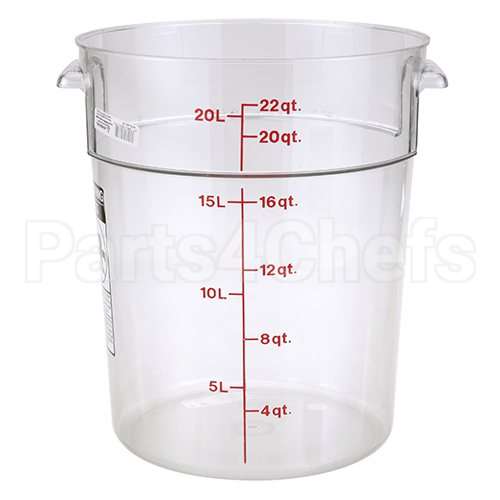 RFSCW22-135 Compatible Cambro Cntainer Clr Rd 22Qt-135