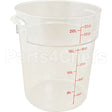 RFSCW22 Compatible Cambro Cntainer Clr Rd 22Qt-135