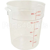 RFSCW22135 Compatible Cambro Cntainer Clr Rd 22Qt-135