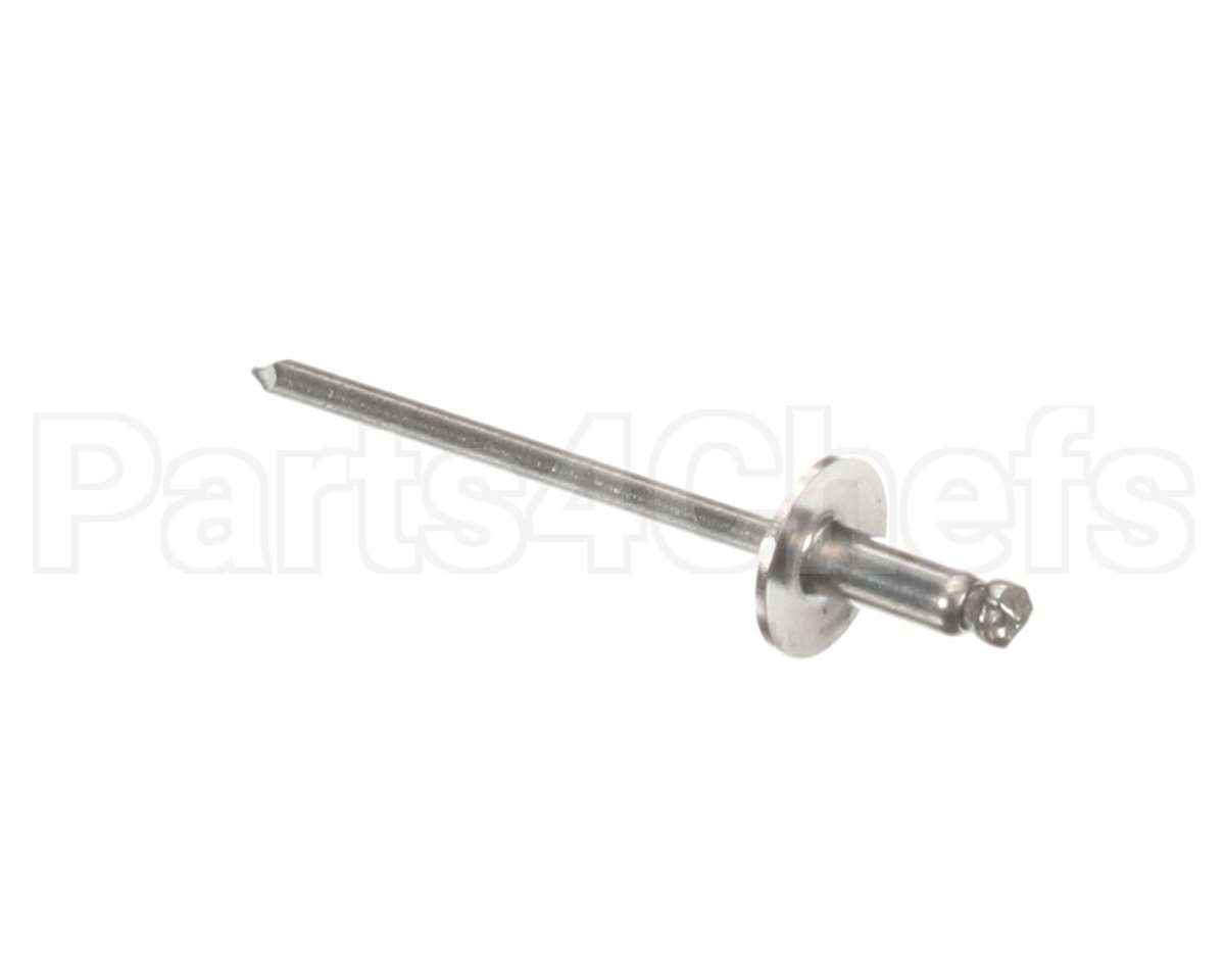 RI-2094 Alto Shaam Rivet,Blind,#43,Lrg Flg,Stnls,