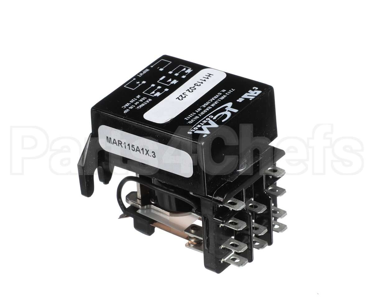 RLY00872 Trane Relay,Time Delay, 3Pdt, .3 Sec Delay, 10