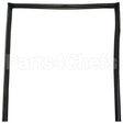RPC06-317 Compatible Intermetro Door Gasket 27" X 25" X 27"