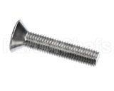 S018 Edlund Screw, 1/4-28 X 1 1/4 Ss Fh So