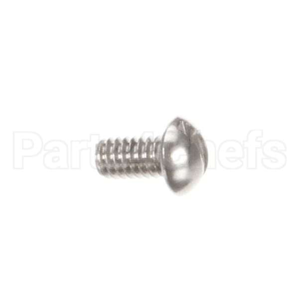 S084 Compatible Edlund Screw, 8-32 X 5/16 S/S Rhm Slo