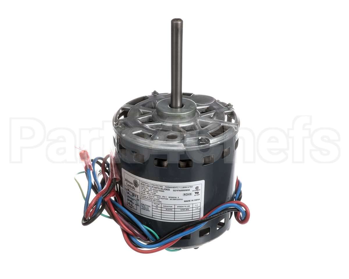 S1-02442180000 York Motor Blower,3/4,1075/3,Ccw,230-1-60