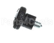 S1-02924412000 York Door Knob (Black) Long Collar, Mag Door