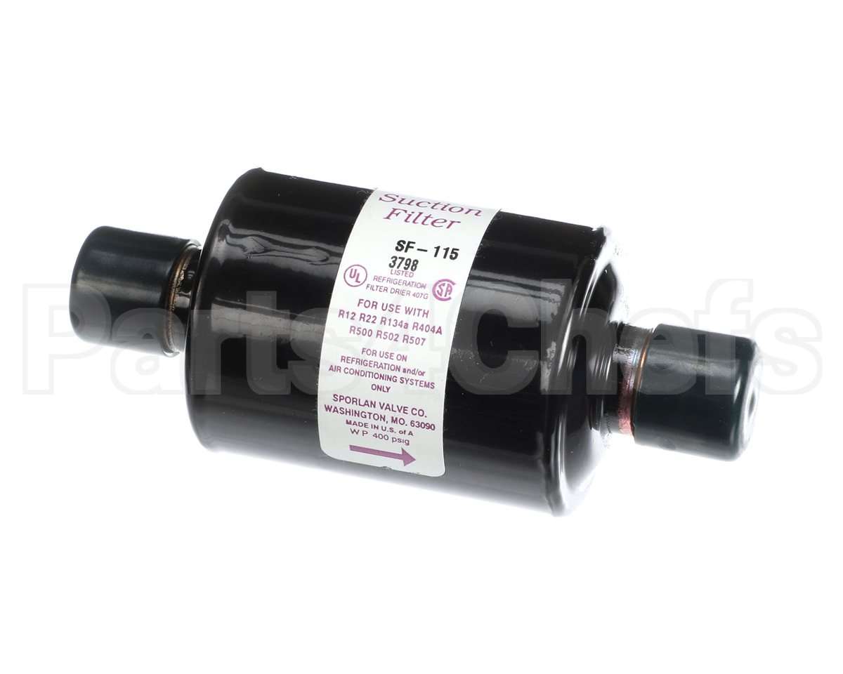 S1-800013 York Filter-Drier,Suction 5/8 Odf,11 Sq In