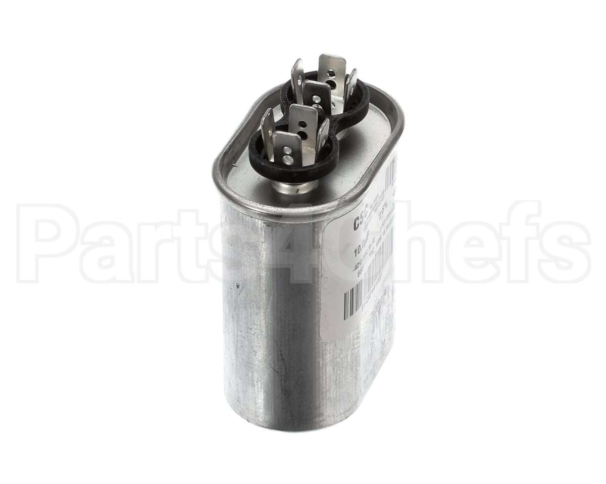 S1-CAP44100F York Capacitor,Run Single,10Mfd,440V,Flat