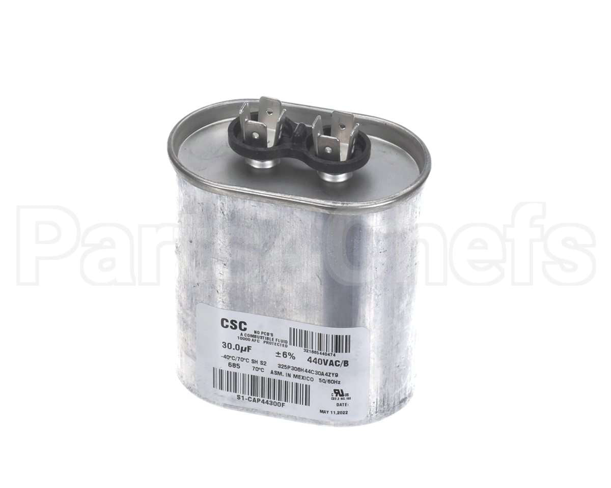 S1-CAP44300F York Capacitor,Run Single,30Mfd,440V,Flat