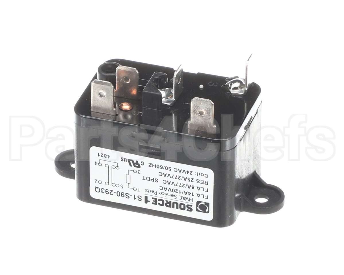 S1-S90-293Q York Relay,Fan,24V Coil,50/60Hz,Spdt