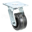 S1022A Compatible Bakers Pride Caster, Plate, 4", W/Obrake