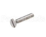 S503 Edlund Screw, 10-32 X 1 S/S Fh Slotte