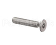 S512 Edlund Screw, 10-32 X 1 Fl.hd.ss Torx