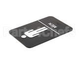 S69B-6BK Update International Braille Plastic Sign 6X9 - Men