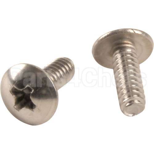 SC122-83 Compatible Hobart Screw, 6/32Thd X 3/8", S/S, 2-Pk